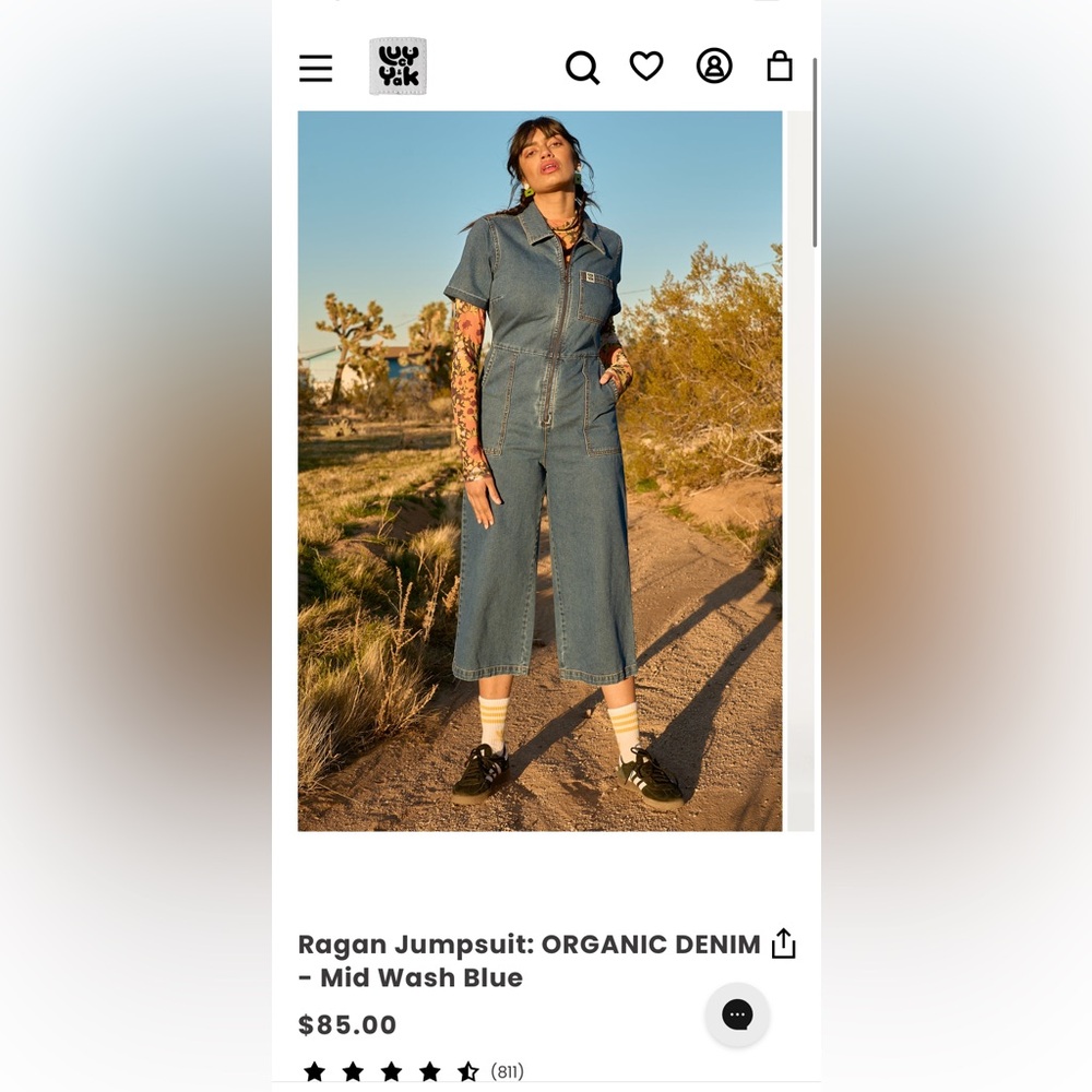Lucy & Yak Ragan Jumpsuit
